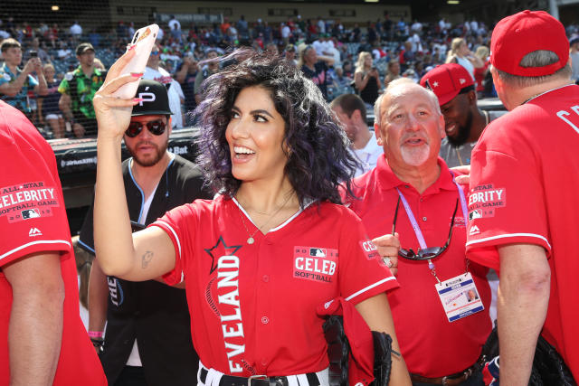 The Miz plays in the MLB Celebrity Softball Game 2019: photos