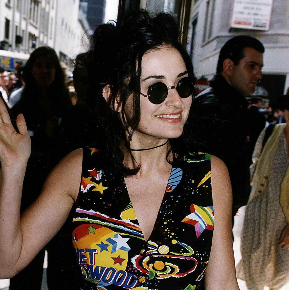 The logo bomber jackets and minidresses were a big hit back in the ’90s.
