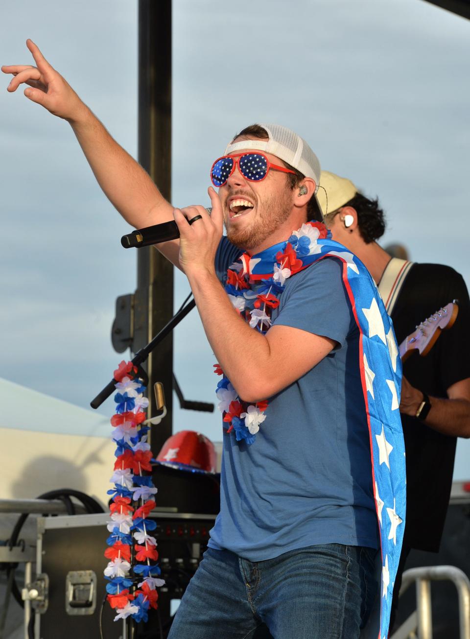 The Derek Lersch Band, seen here performing in 2022, will play this weekend at the Great American Picnic in Downtown Wellen.