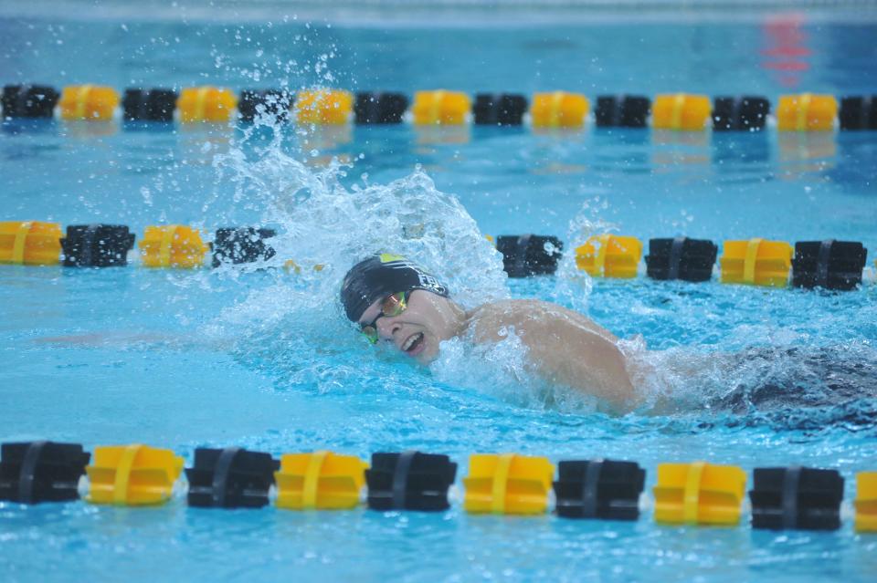 Colonel Crawford's Kevin Feik will be one of the top boys swimmers in the area this coming winter.