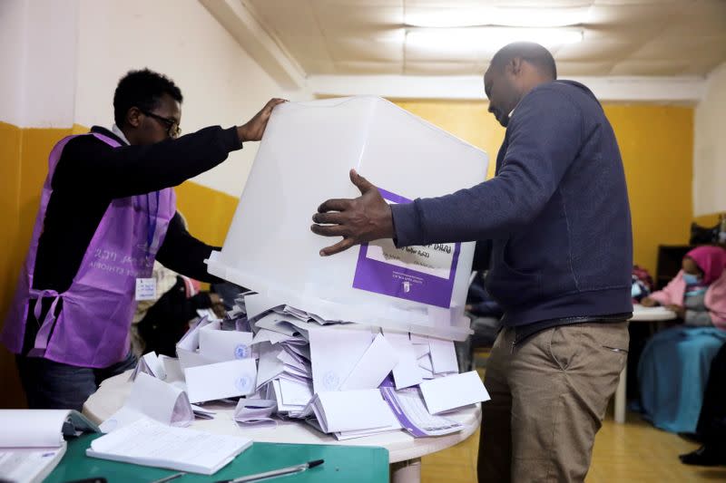 FILE PHOTO: Ethiopian parliamentary and regional elections in Addis Ababa