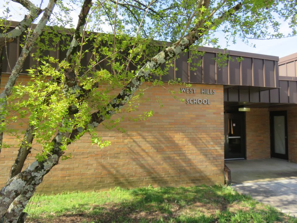 West Hills Elementary school building.