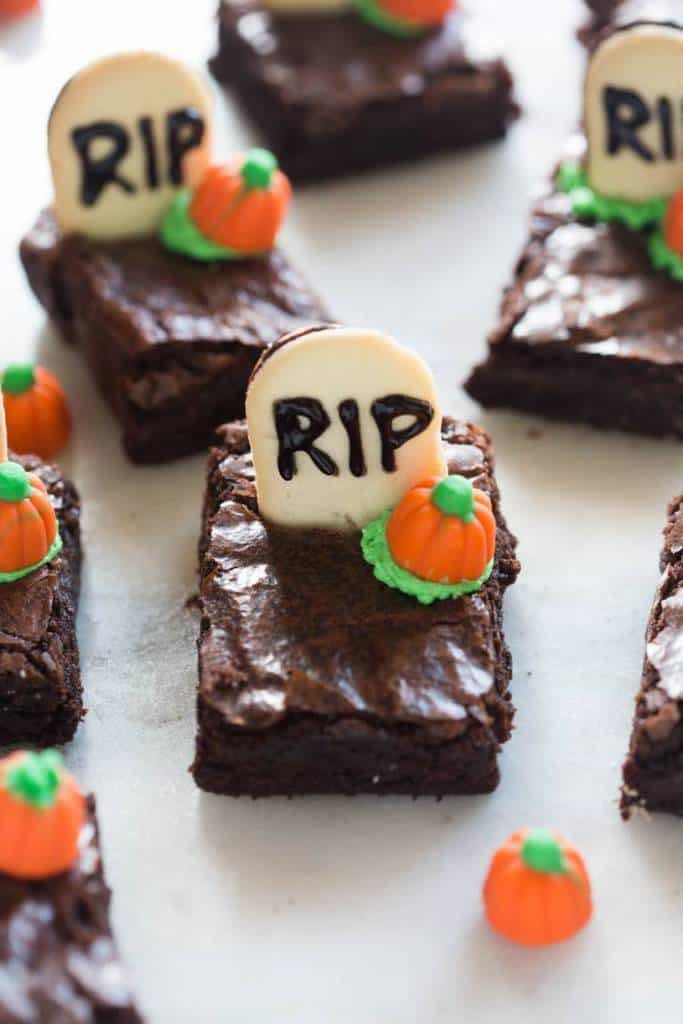 Graveyard Brownies