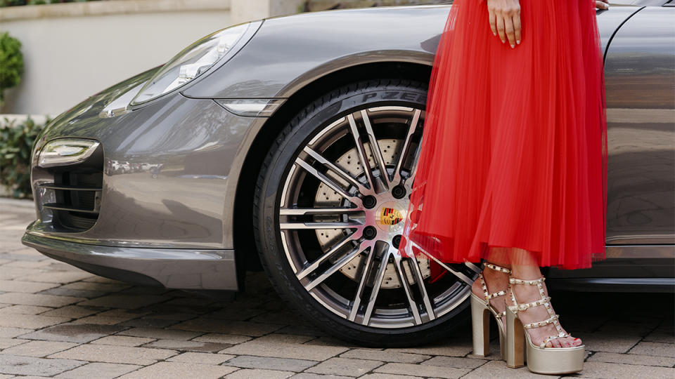 Her 2015 Porsche 911 Carrera Turbo.