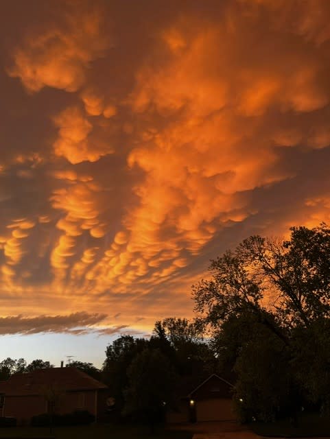 Wichita sunset on April 30, 2024 (Courtesy: Marilyn Boehning)