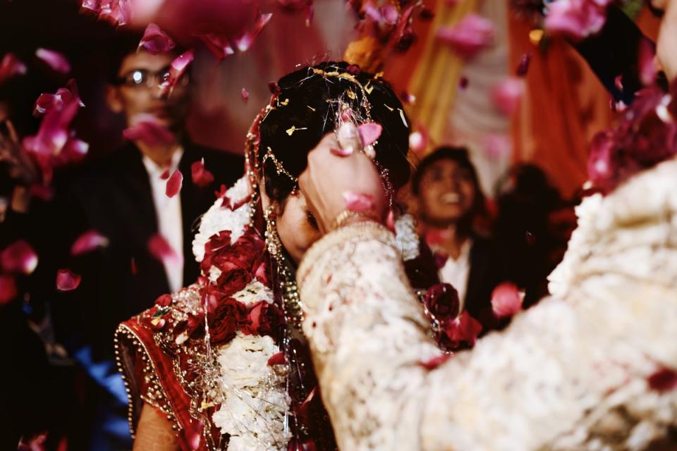 A traditional south Asian wedding (Getty)