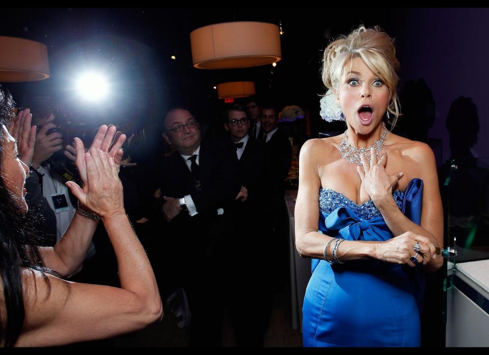 Christie Brinkley won an Audemars Piguet Rose Gold Royal Oak during the Audemars Piguet Green Room and Gift Suite during the 65th Annual Tony Awards at the Beacon Theatre on June 12, 2011 in New York City. (Joe Kohen, WireImage)