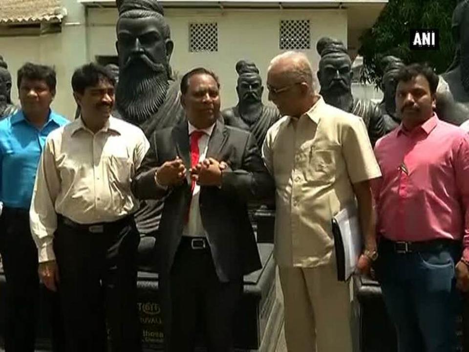 VGP World Tamil Union hands over 16 Thiruvalluvar statues to Sri lanka