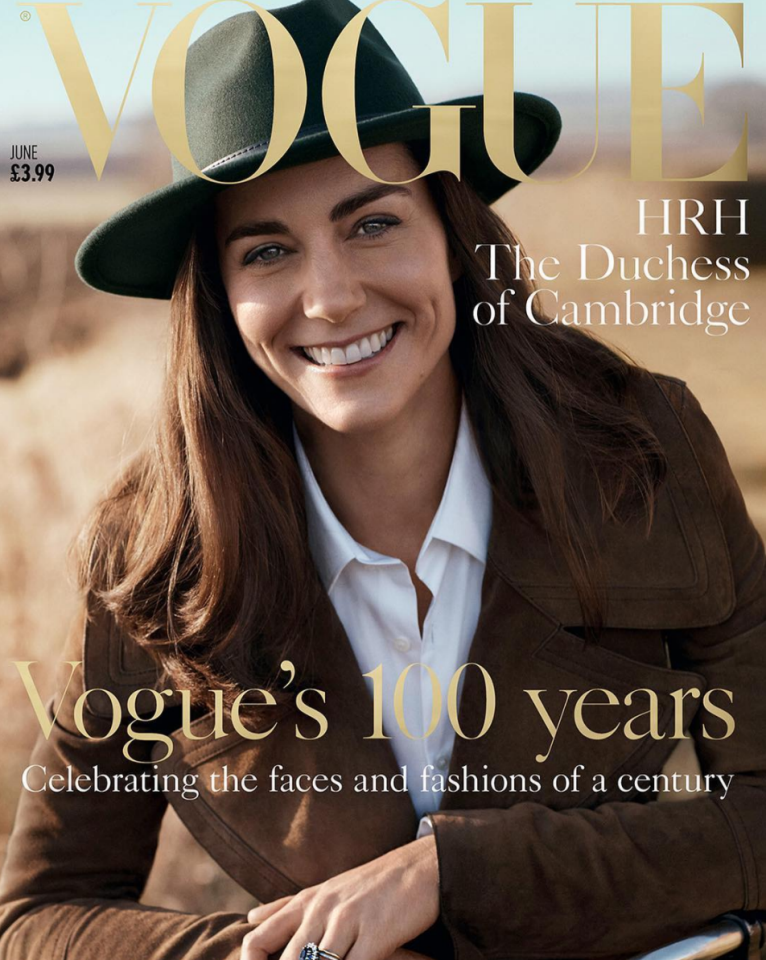 May: Kate covers British Vogue