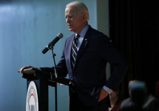 Former vice president and Democratic candidate Joe Biden has attacked what he described as Trump's 'incompetence' in dealing with the coronavirus epidemic