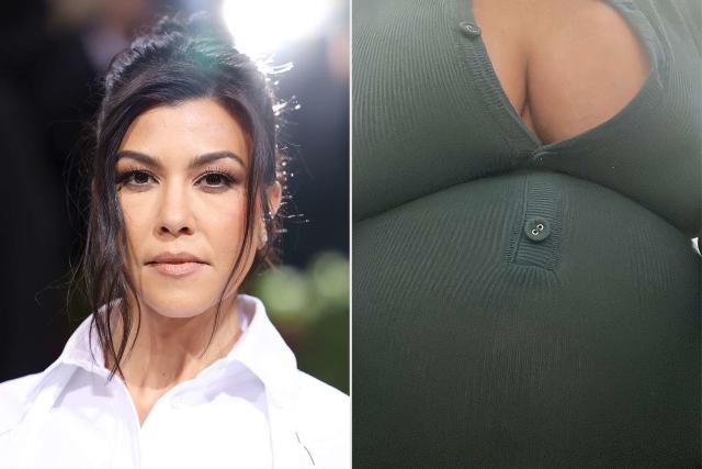 Kourtney Kardashian Revealed Her Baby Bump, But I'm Looking at Her