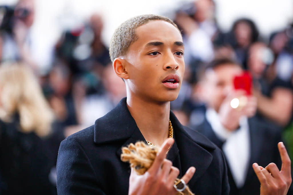 Jaden Smith Wears Louis Vuitton Boots at the 2017 Met Gala — and