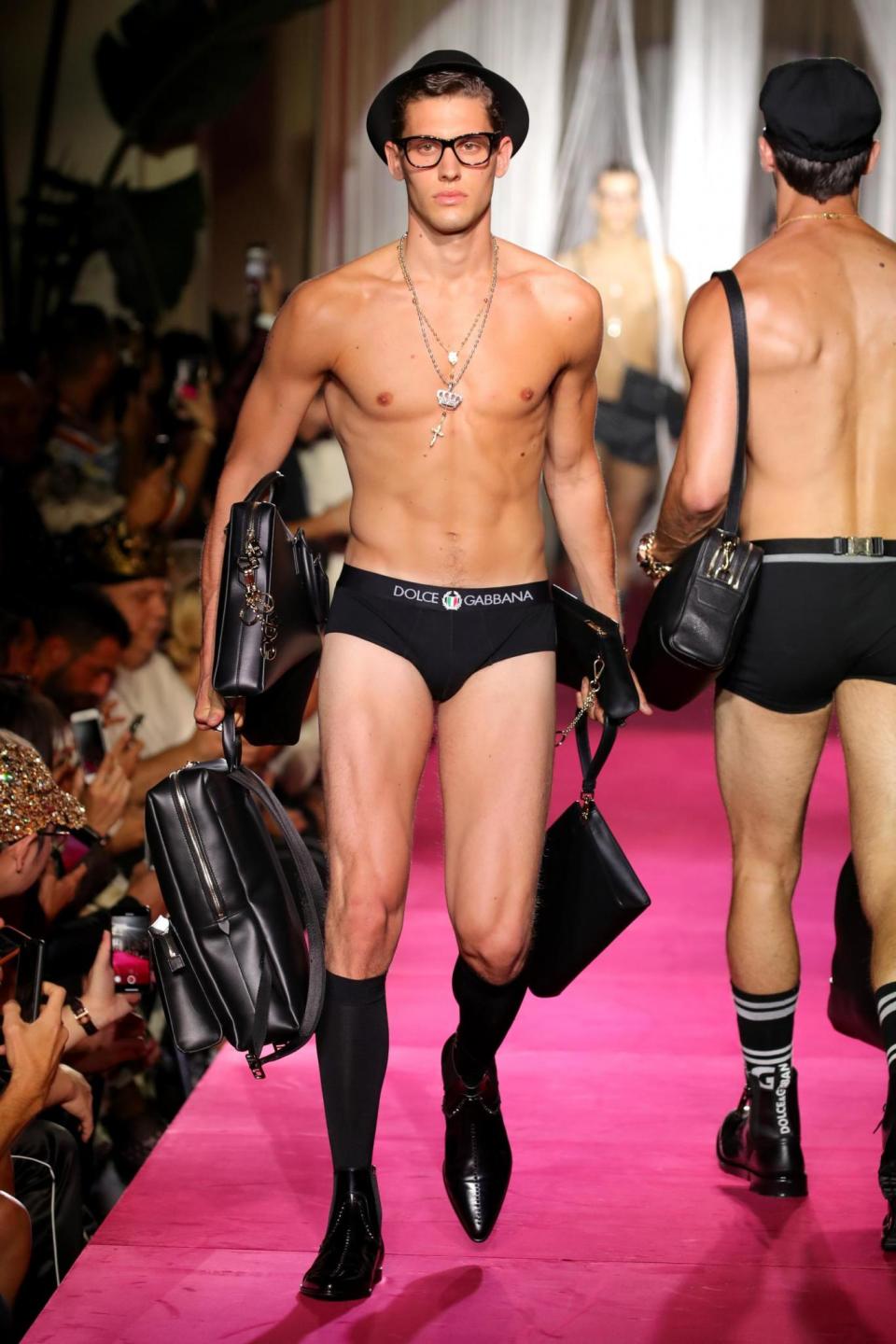 The Naked King Secret Show show during Milan Men's Fashion Week Spring/Summer 2019 (Getty Images)