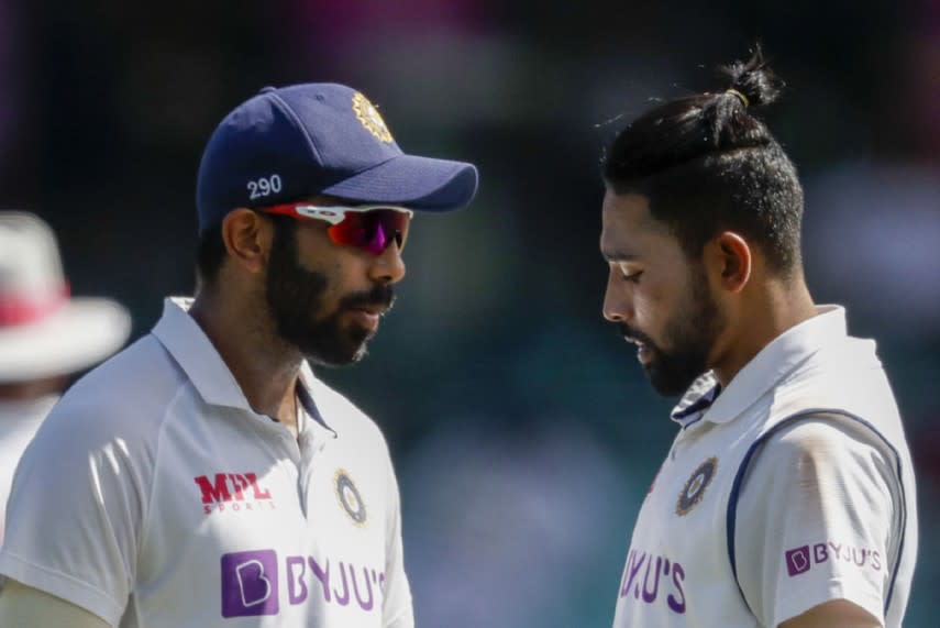 Jasprit Bumrah, Mohammed Siraj, Manoj Prabhakar