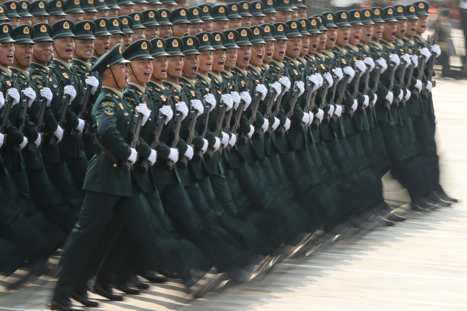 China has moved to bolster its army with 'high-calibre' recruits. Source: Getty