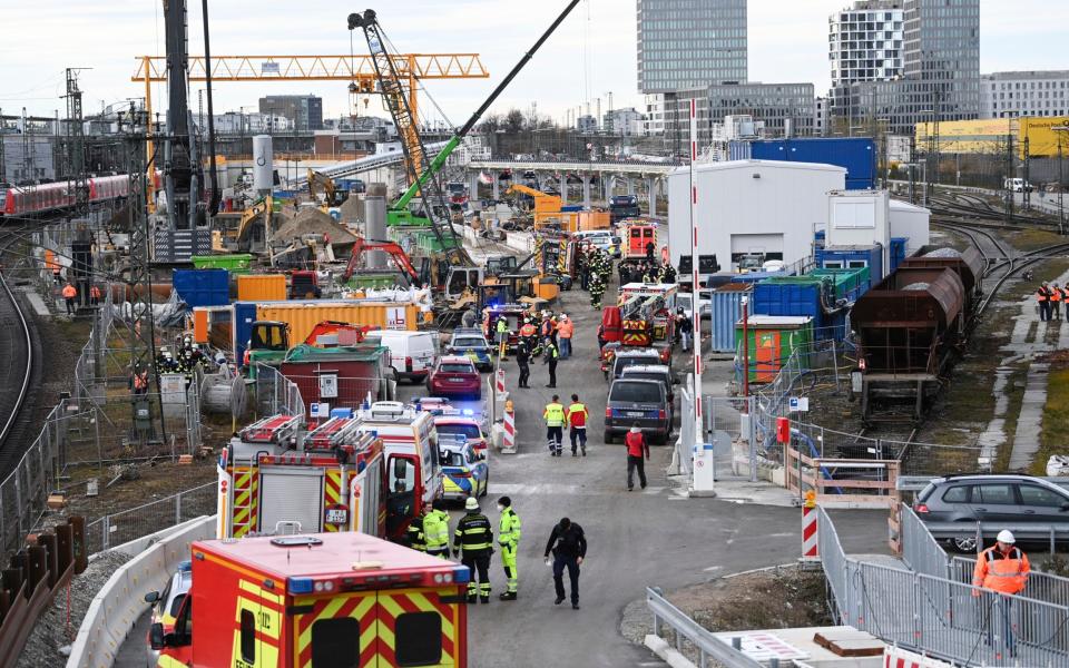 Three injured at Munich train station after 'World War II aerial bomb' explodes - Sven Hoppe /DPA