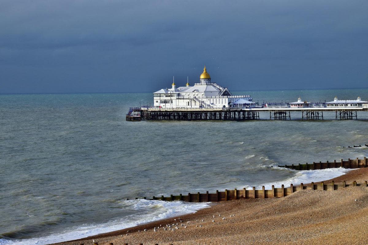 Armed police and ambulance attend incident on pier