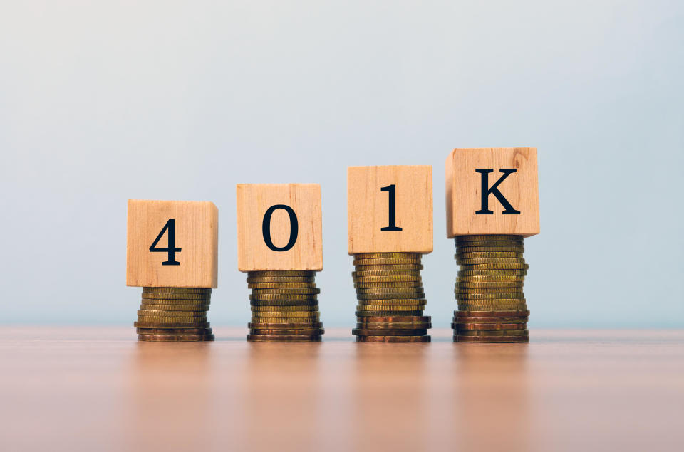 Optimalaus 401 (k) įnašo radimas gali būti naudingas jūsų pensijų santaupoms. / Kreditas: / Getty Images