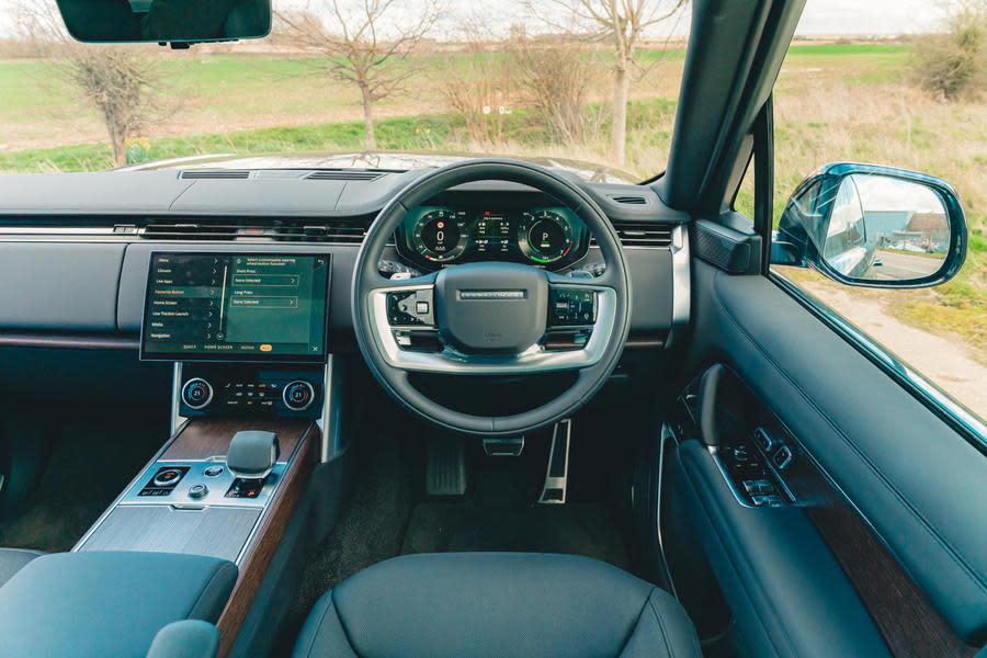 Range rover driver view