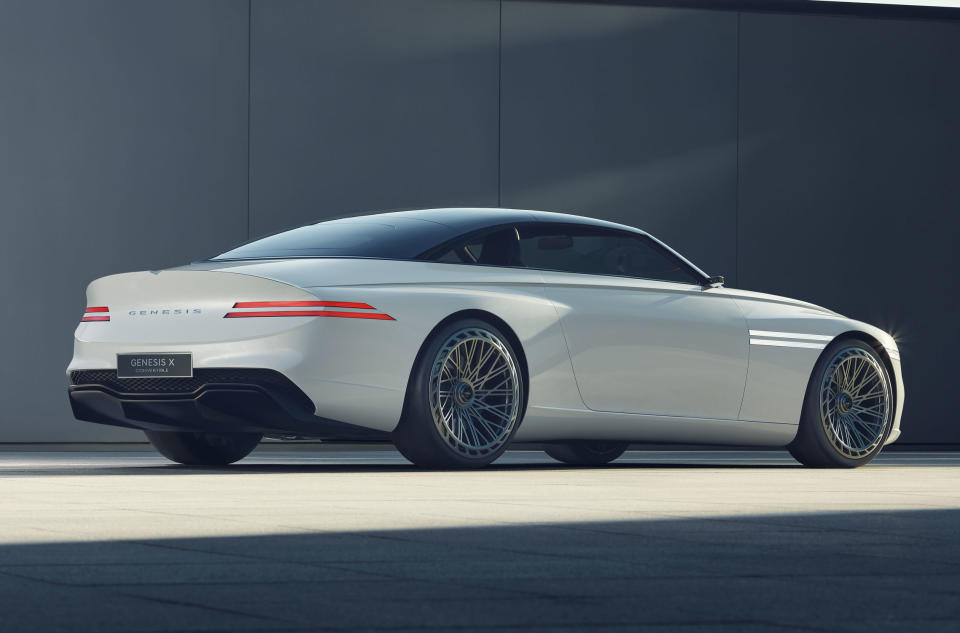 Genesis unveils its sleek X Convertible concept EV