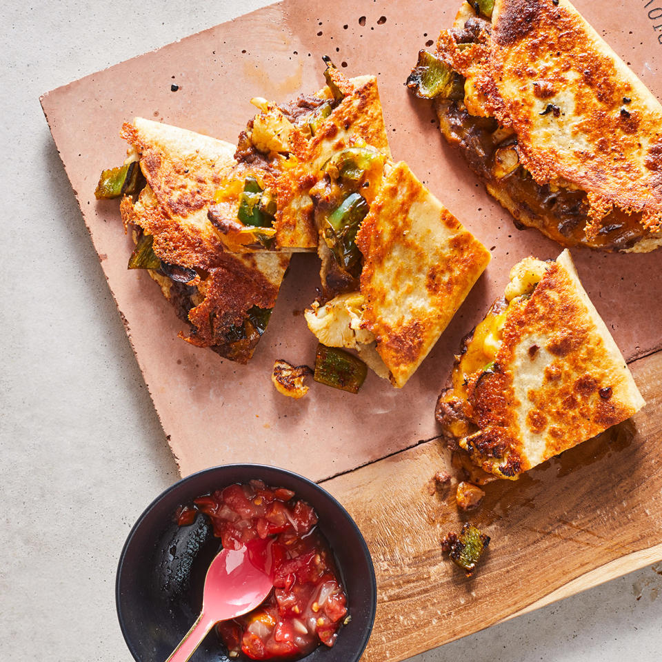 Chile-Lime Cauliflower Quesadillas