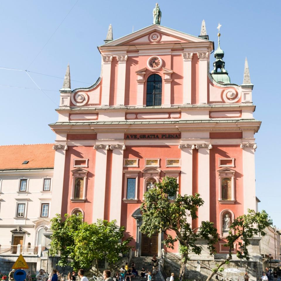 Franciscan Church, Ljubljana, Slovenia