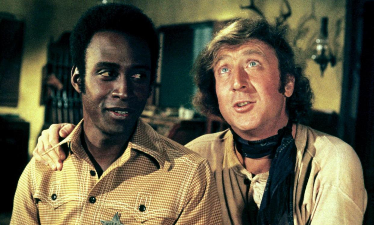 <span>Cleavon Little and Gene Wilder in Blazing Saddles.</span><span>Photograph: Allstar Collection/Warner Bros/Sportsphoto/Allstar</span>