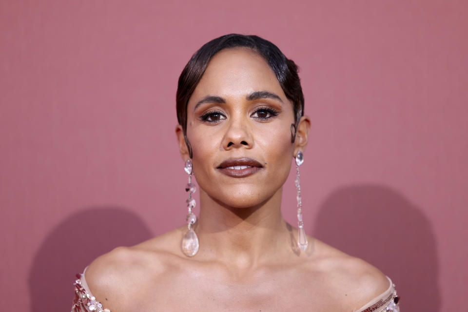 Alex Scott poses for photographers upon arrival at the amfAR Cinema Against AIDS benefit at the Hotel du Cap-Eden-Roc, during the 77th Cannes international film festival, Cap d'Antibes, southern France, Thursday, May 23, 2024. (Photo by Vianney Le Caer/Invision/AP)