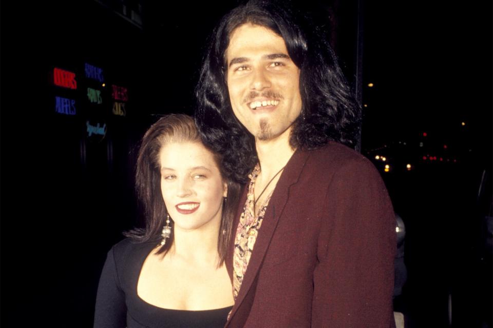 Lisa Marie Presley and Danny Keough during Performance of "10 Inch Men" at Club Lingerie in Hollywood, California, United States. (Photo by Ron Galella/Ron Galella Collection via Getty Images)