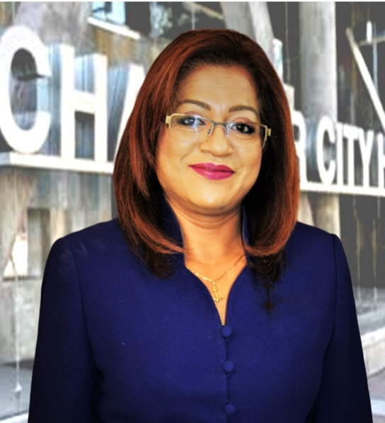 Farhana Shifa, a Chandler City Council candidate, is the former chair of the Arizona Republican Party’s Asian American Coalition and is a small-business owner who operates an art academy.