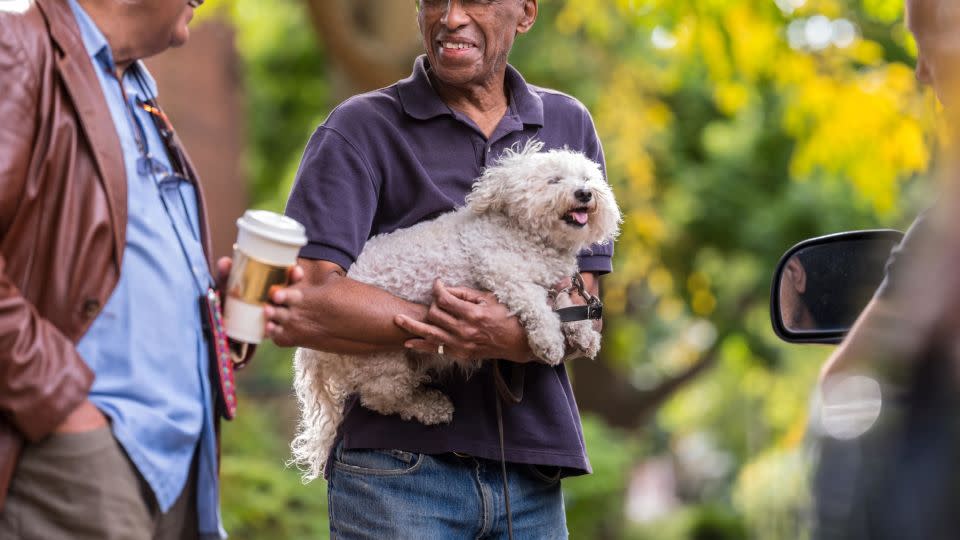 Having a pet in middle and older age helps relieve stress and anxiety and provides opportunities to meet new people, experts say. - FOTOGRAFIA INC./E+/Getty Images