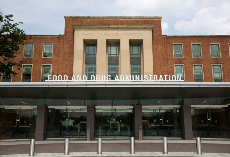 FILE PHOTO: A view shows the U.S. Food and Drug Administration (FDA) headquarters in Silver Spring