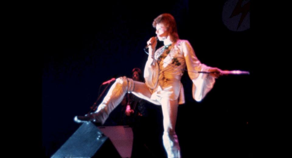 A still from Ziggy Stardust and the Spiders from Mars The Motion Picture (handout)