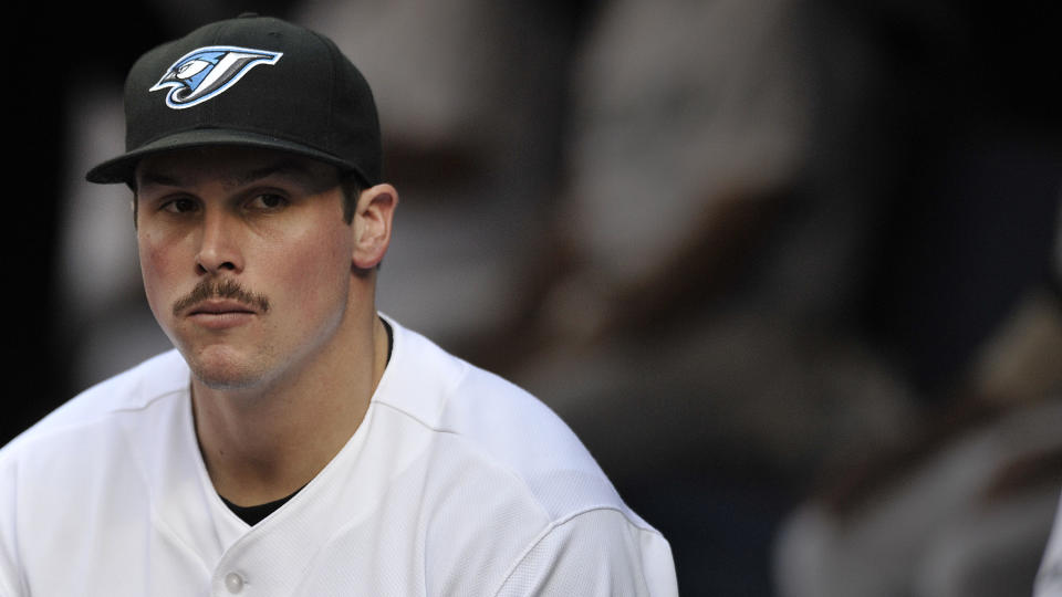 Travis Snider spent five seasons with the Blue Jays. (Photo by Brad White/Getty Images)