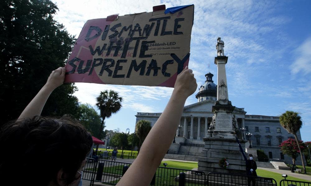 <span>Photograph: Chris Carlson/AP</span>