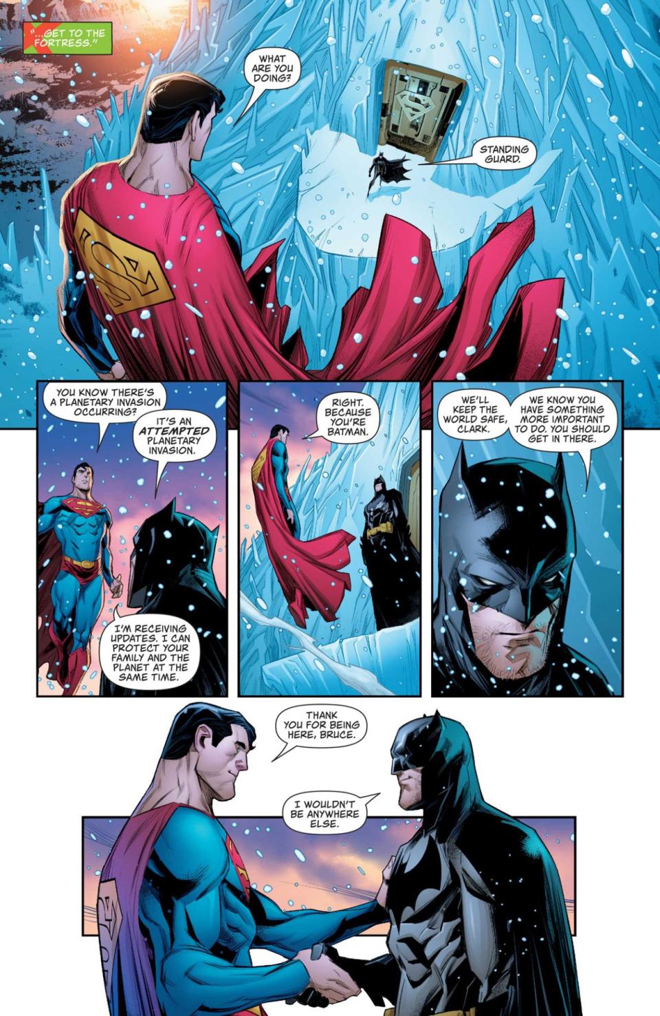 Page three of Superman: Son of Kal-El #1.