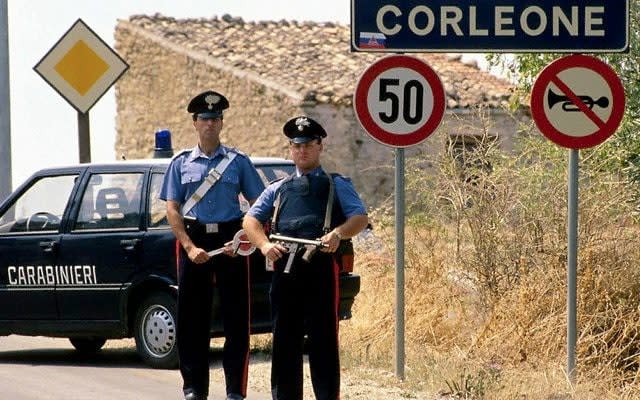 The town of Corleone is one of the traditional bases of the Sicilian mafia, or Cosa Nostra - Reuters