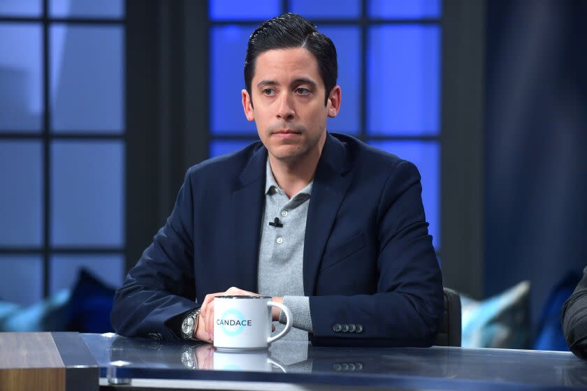 NASHVILLE, TENNESSEE - APRIL 19: Michael Knowles is seen on set of "Candace" on April 19, 2022 in Nashville, Tennessee. This episode will air Tuesday, April 26, 2022 (Photo by Jason Davis/Getty Images)