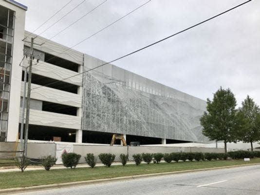 Asheville Regional Airport's new $22M parking deck opened in 2017.
