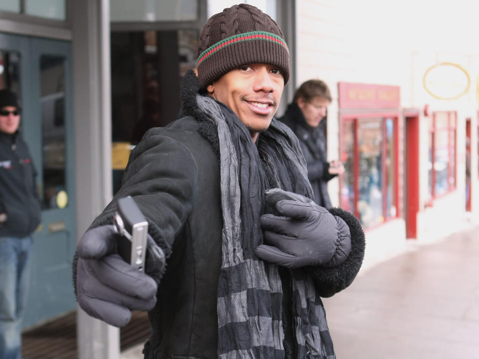 <p>Nick Cannon hit the streets of Sundance, just three months ahead of his wedding to Mariah Carey. The occasion was the future <em>America’s Got Talent</em> host’s starring turn in war drama <em>American Son</em>. (Photo: Scott Halleran/Getty Images) </p>