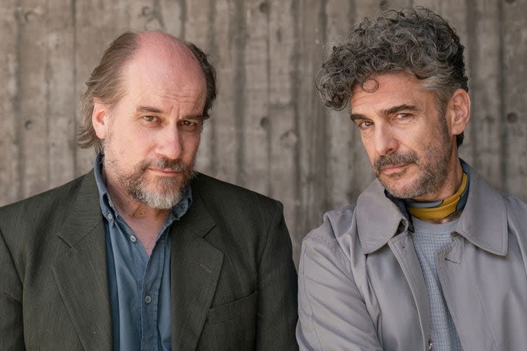 Marcelo Subiotto y Leonardo Sbaraglia, los protagonistas del film Puan, film que fue elegido para entrar en la carrera por los premios Goya