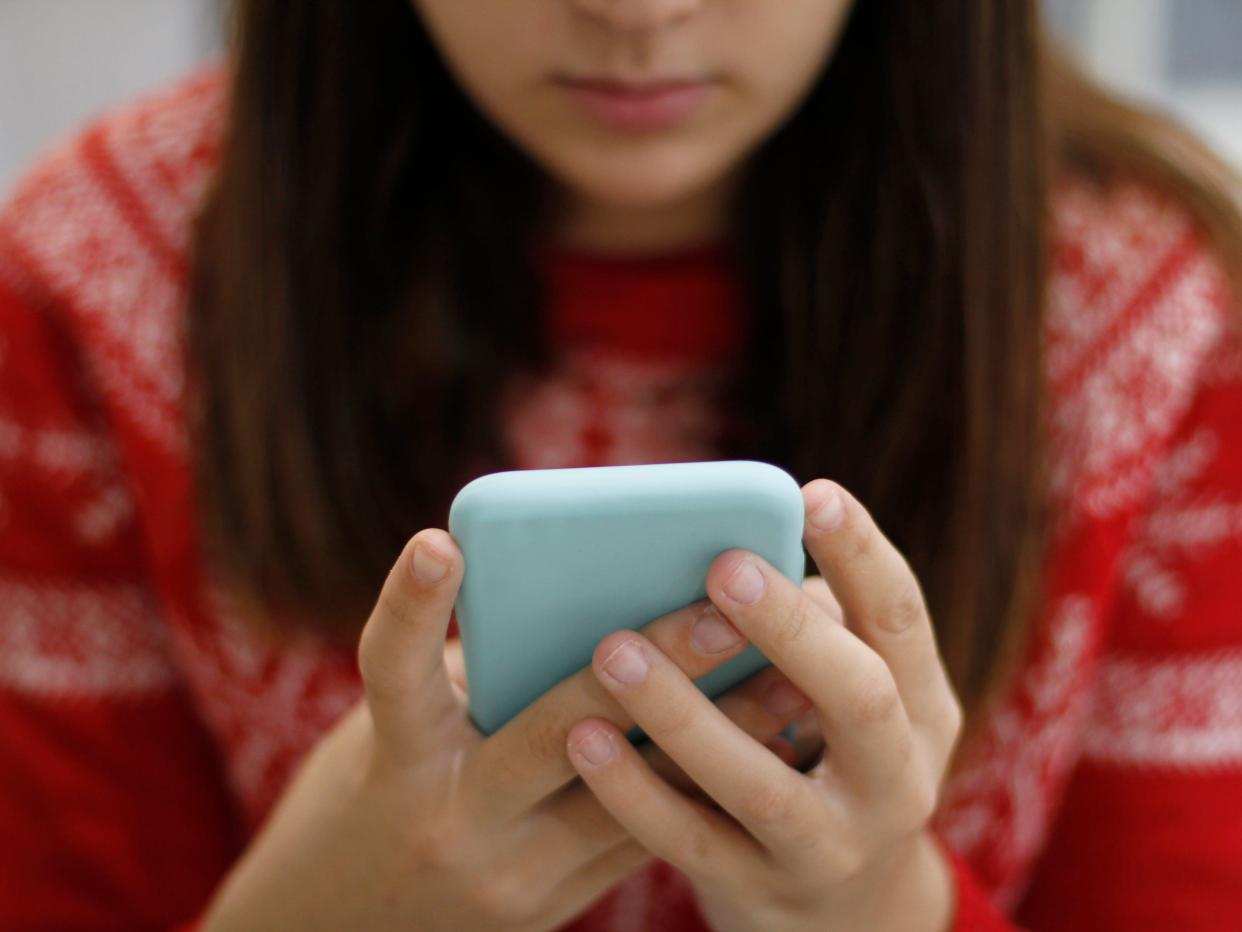 Young Woman Using Smart Phone