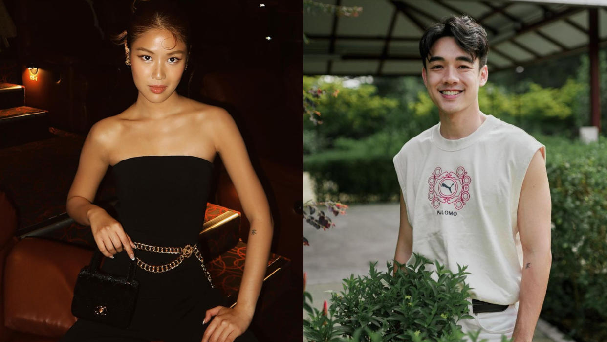Local celeb couple Chen Yixin (left) and Gavin Teo have gone their separate ways. (Photos: Instagram/chxnyixin, Instagram/gavinchongzhe)