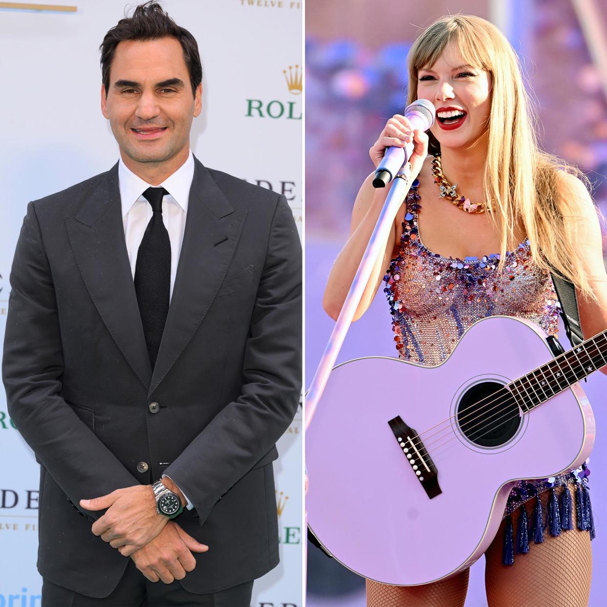 Tennis Champ Roger Federer Is in His ‘Swiftie Era’ at Taylor Swift’s