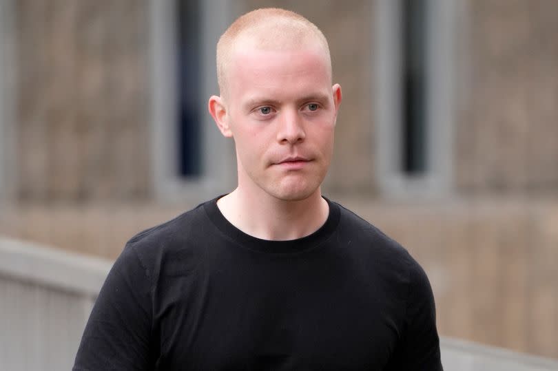 Edred Eddie Whittingham outside Sheffield Magistrates' Court, after being sentenced to an 18 month community order with 200 hours of unpaid work, along with Margaret Reid (not pictured), who received a two year community order with 100 hours of unpaid, after being found guilty of criminal damage and attempted criminal damage respectively following a stunt at the World Snooker Championship at the Crucible Theatre, Sheffield, on April 17, 2023. Picture date: Wednesday July 10, 2024.