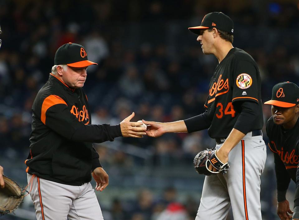 Kevin Gausman posted a 4.22 ERA in six seasons with the Orioles.