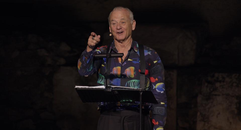 Bill Murray leads audiences on a guided tour of classic literature and music in New Worlds: The Cradle of Civilization (Photo: Courtesy Dorn Music)