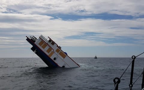 MV Oliver Cromwell - Credit: Jay Garden/Wales News Service