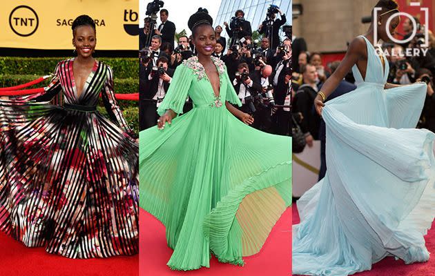 GALLERY:  Lupita Nyong'o's Flowy Met Gala Dress Moment