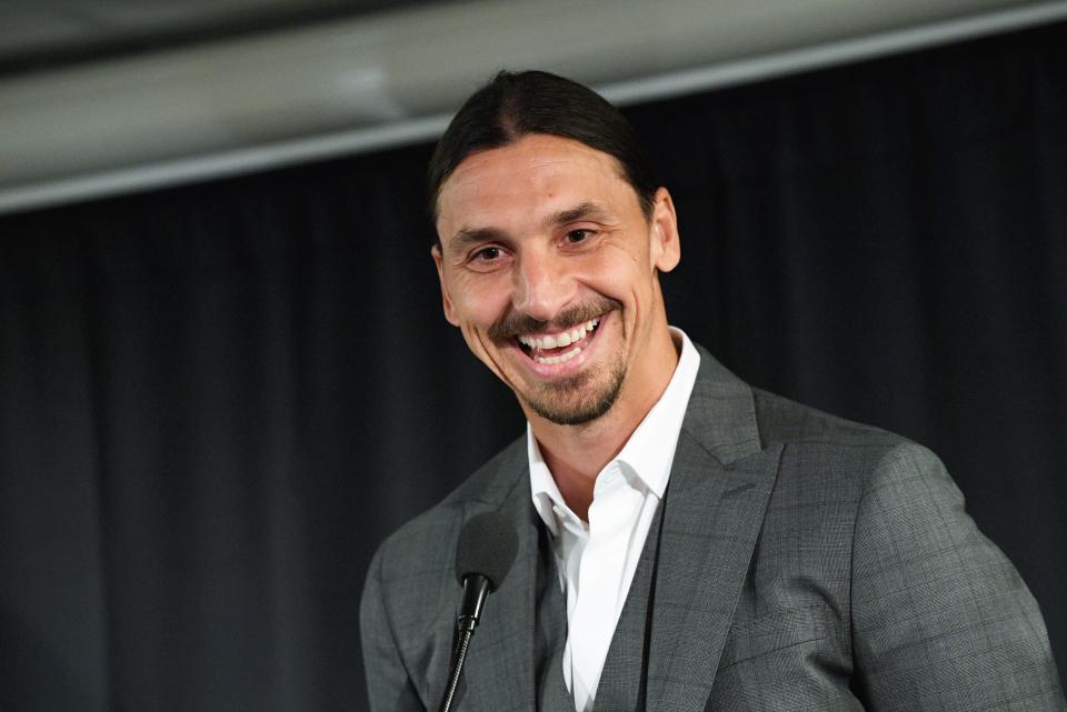 Zlatan Ibrahimovic is back. Let's have some fun. (Photo by JOHAN NILSSON/TT News Agency/AFP via Getty Images)